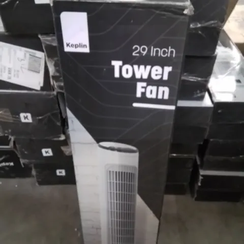 BOXED KEPLIN 29" TOWER FAN -WHITE-