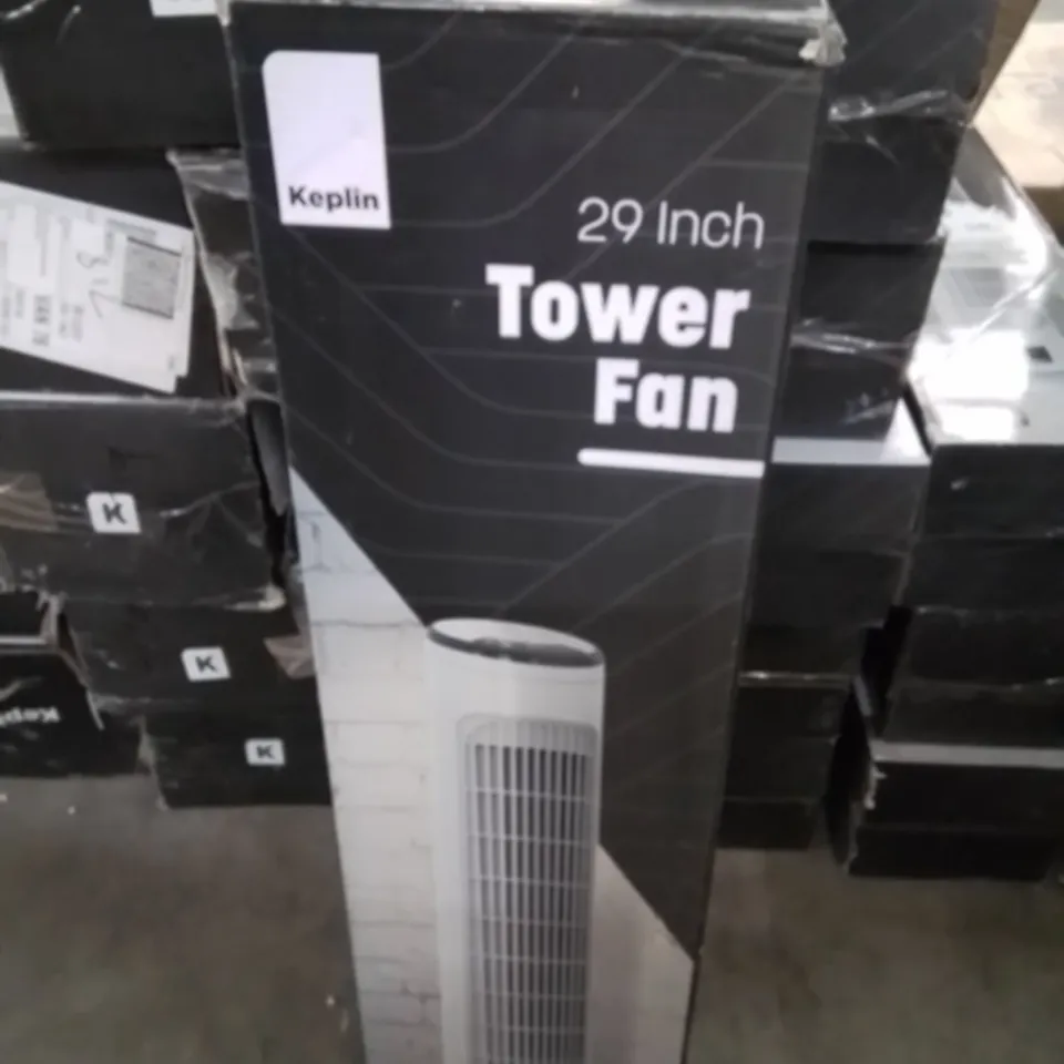 BOXED KEPLIN 29" TOWER FAN -WHITE-