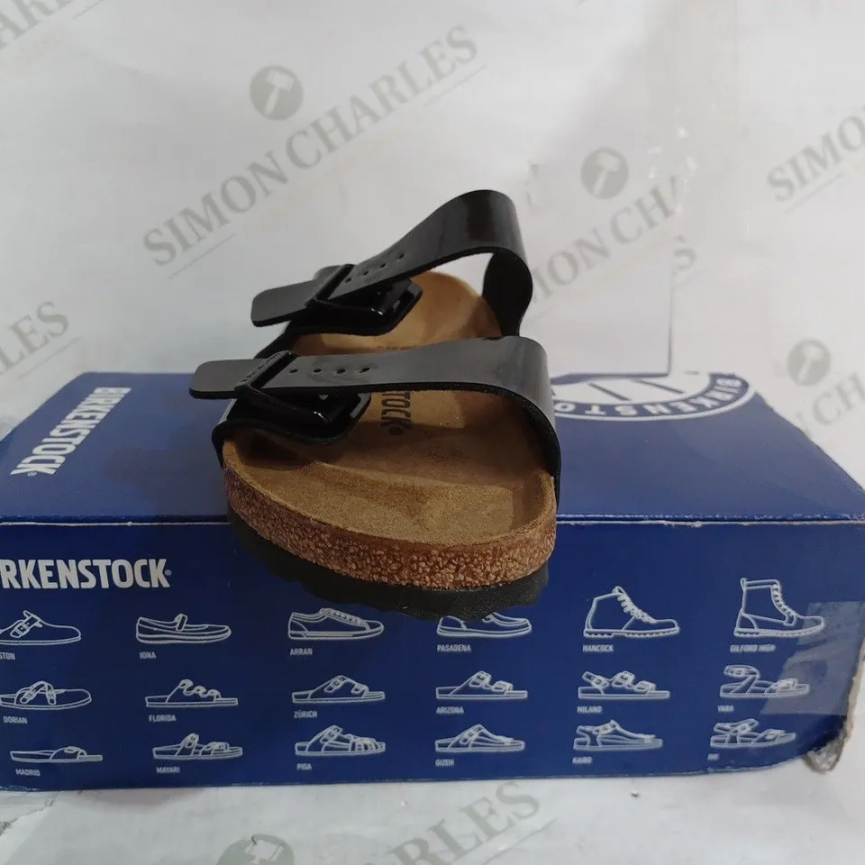 BIRKENSTOCK PLATFORM SANDALS IN BLACK - EU 36