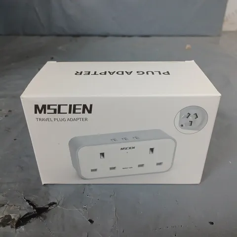 10 BOXED MSCIEN TRAVEL PLUG ADAPTERS