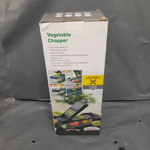 BOXED 1.2 LITRE CAPACITY VEGETABLE CHOPPER  