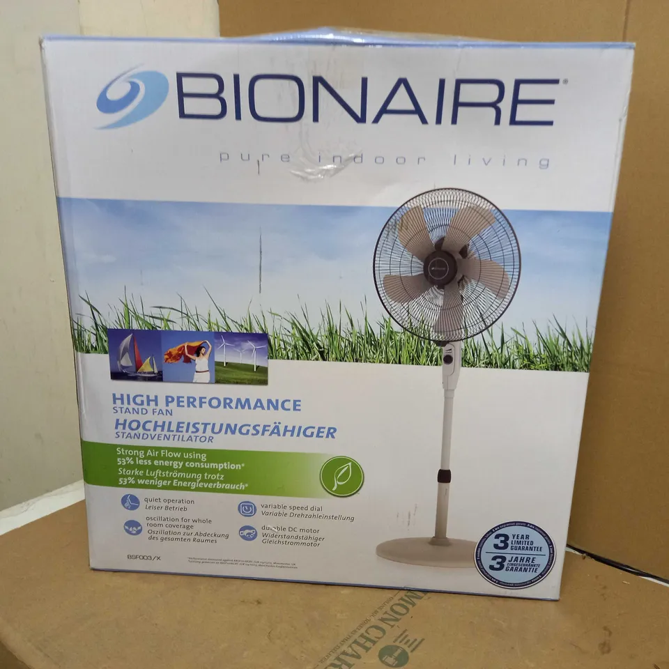 BIONAIRE FLOOR FAN 