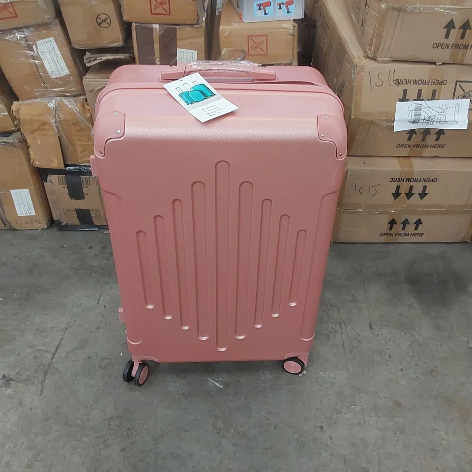 BOXED HARDSHELL SUITCASE SET - PINK