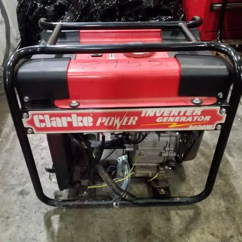 CLARKE IG3500AF 3.4KW PETROL INVERTER GENERATOR