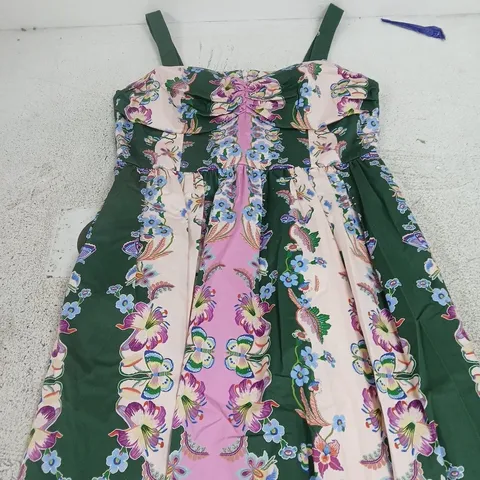 BODEN WOMEN'S FLORAL PRINT DRESS – UK 14R (US 10R) MADE IN PHILIPPINES