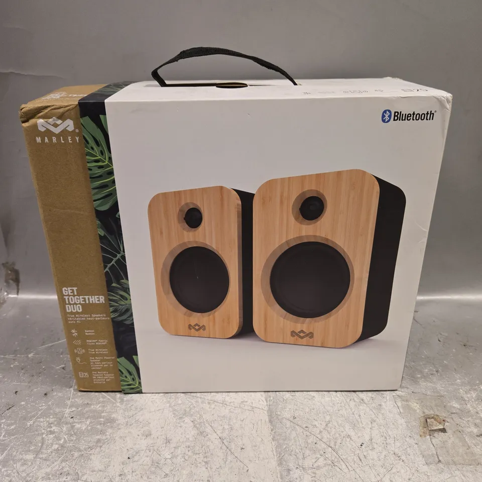 BOXED MARLEY GET TOGETHER DUO BLUETOOTH SPEAKERS 