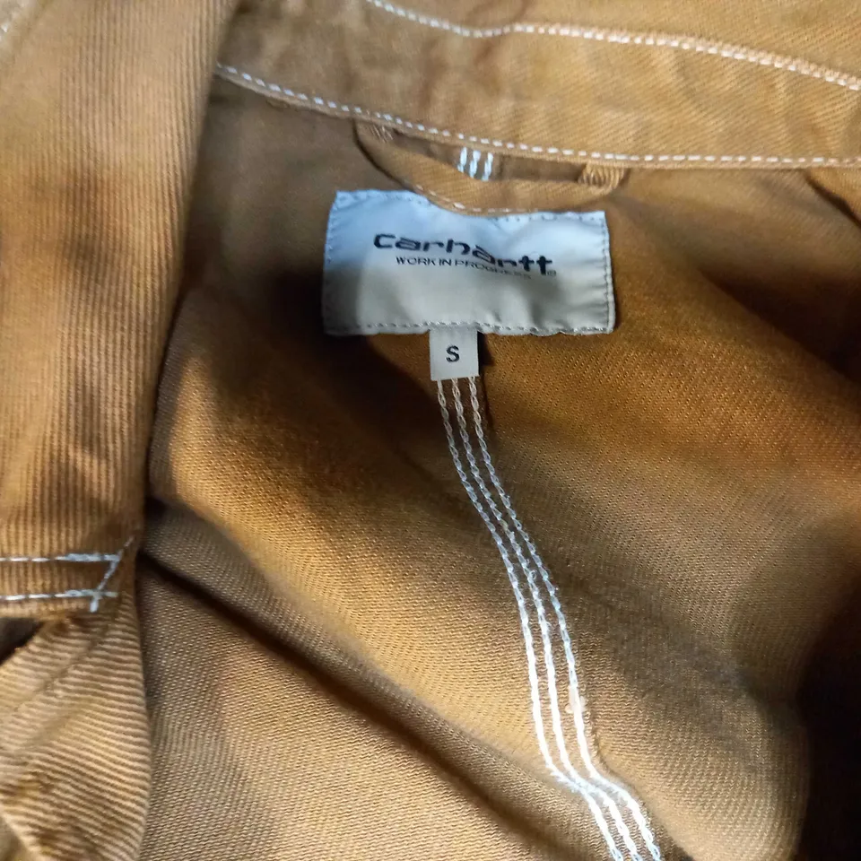 CARHARTT TAN BUTTON THROUGH SHAKET - SMALL