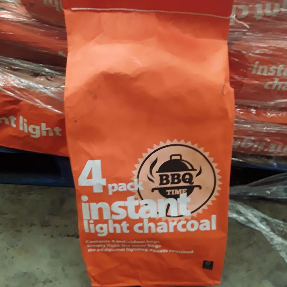 PALLET OF APPROXIMATRLY 15 BAGS OF INSTANT LIGHT CHARCOAL 