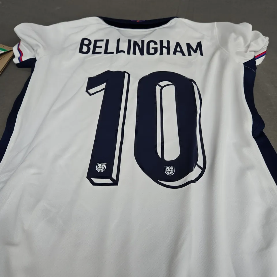 NIKE ENGLAND EURO 2024 SHIRT - BELLINGHAM 10 - KIDS XL