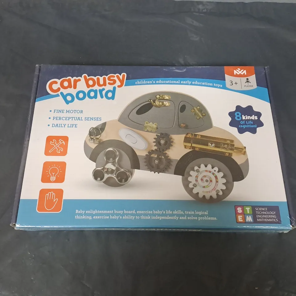 LARGE QUANTITY OF CAR BUSY BOARD TOY