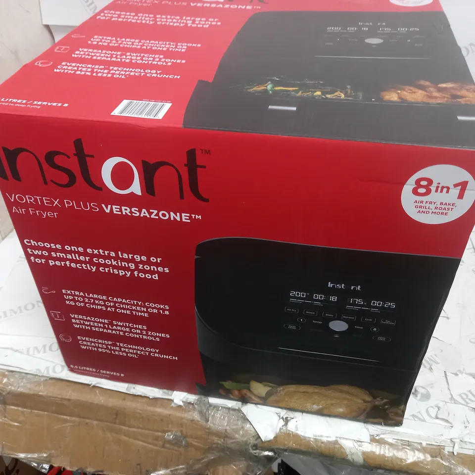 BOXED INSTANT VORTEX PLUS VERSAZONE AIR FRYER