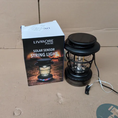 BOXED LIVMORE SOLAR SENSOR STRING LIGHT