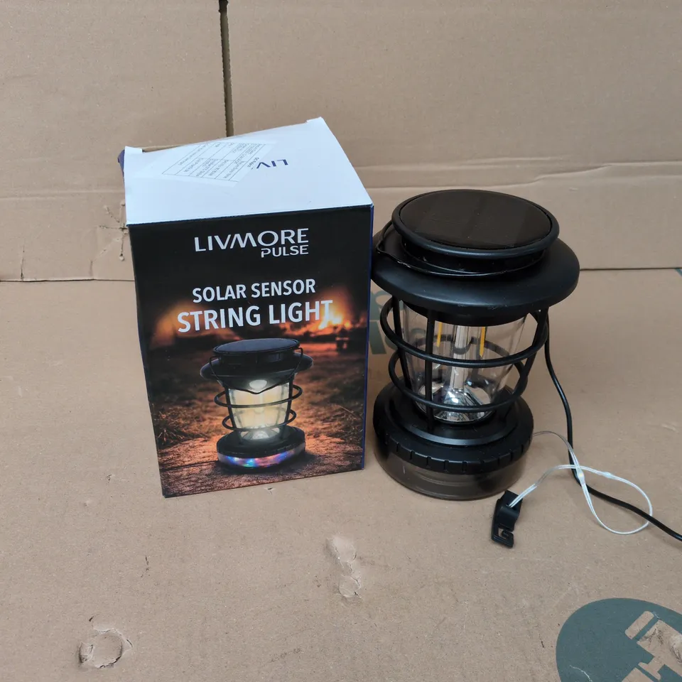 BOXED LIVMORE SOLAR SENSOR STRING LIGHT
