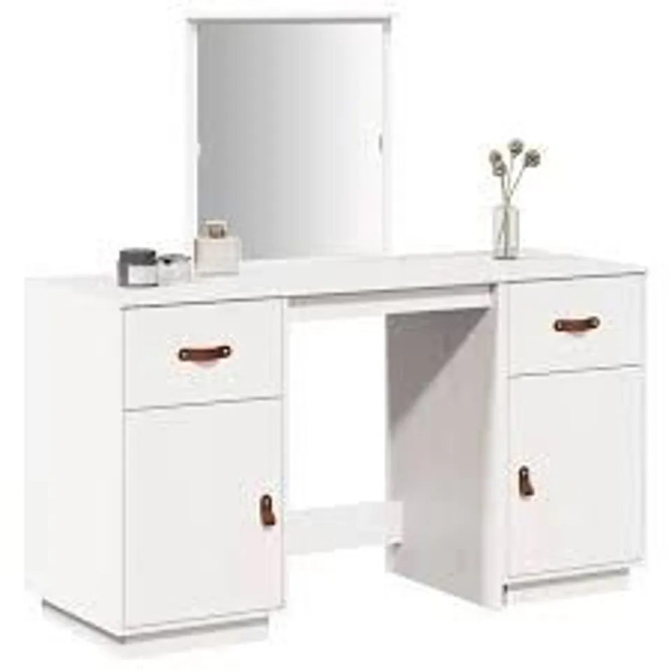 BOXED DRESSING TABLE WITH MIRROR (2 BOXES)