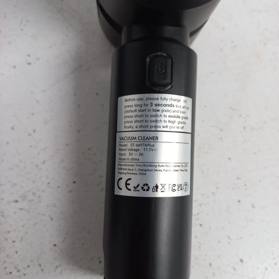 VACUUM CLEANER ST-6697APLUS – HANDHELD CLEANING APPLIANCE