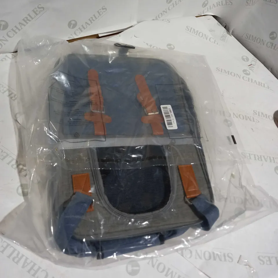 BLUE,GREY AND BROWN STYLE BACK PACK 