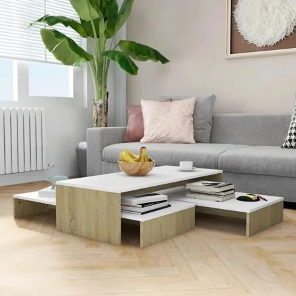 BOXED GODBER EXTENDABLE SLED COFFEE TABLE