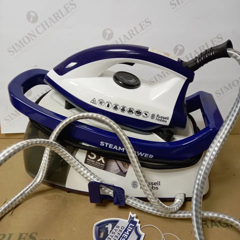RUSSELL HOBBS STEAM GENERATOR IRON - PURPLE/WHITE