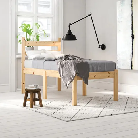 BOXED EDMONTON EUROPEAN SINGLE BED ( 1 BOX )