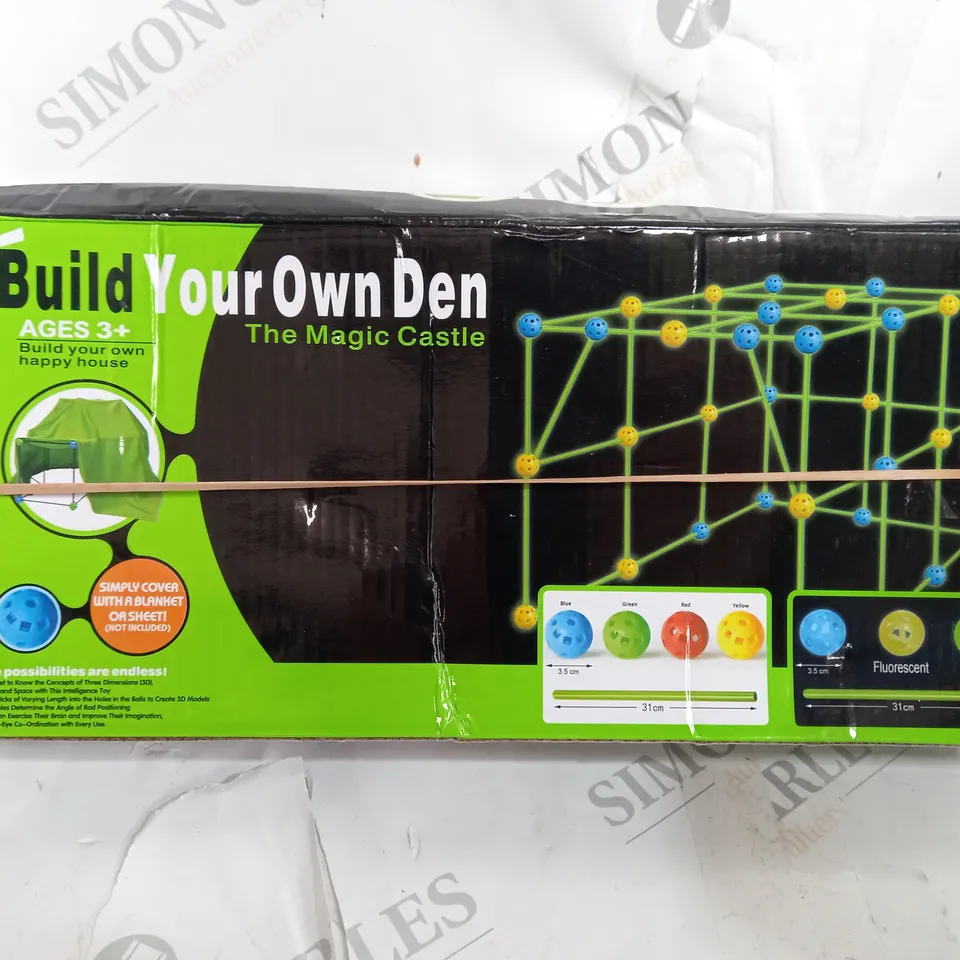 BOXED BUILD YOUR OWN DEN THE MAGIC CASTLE 