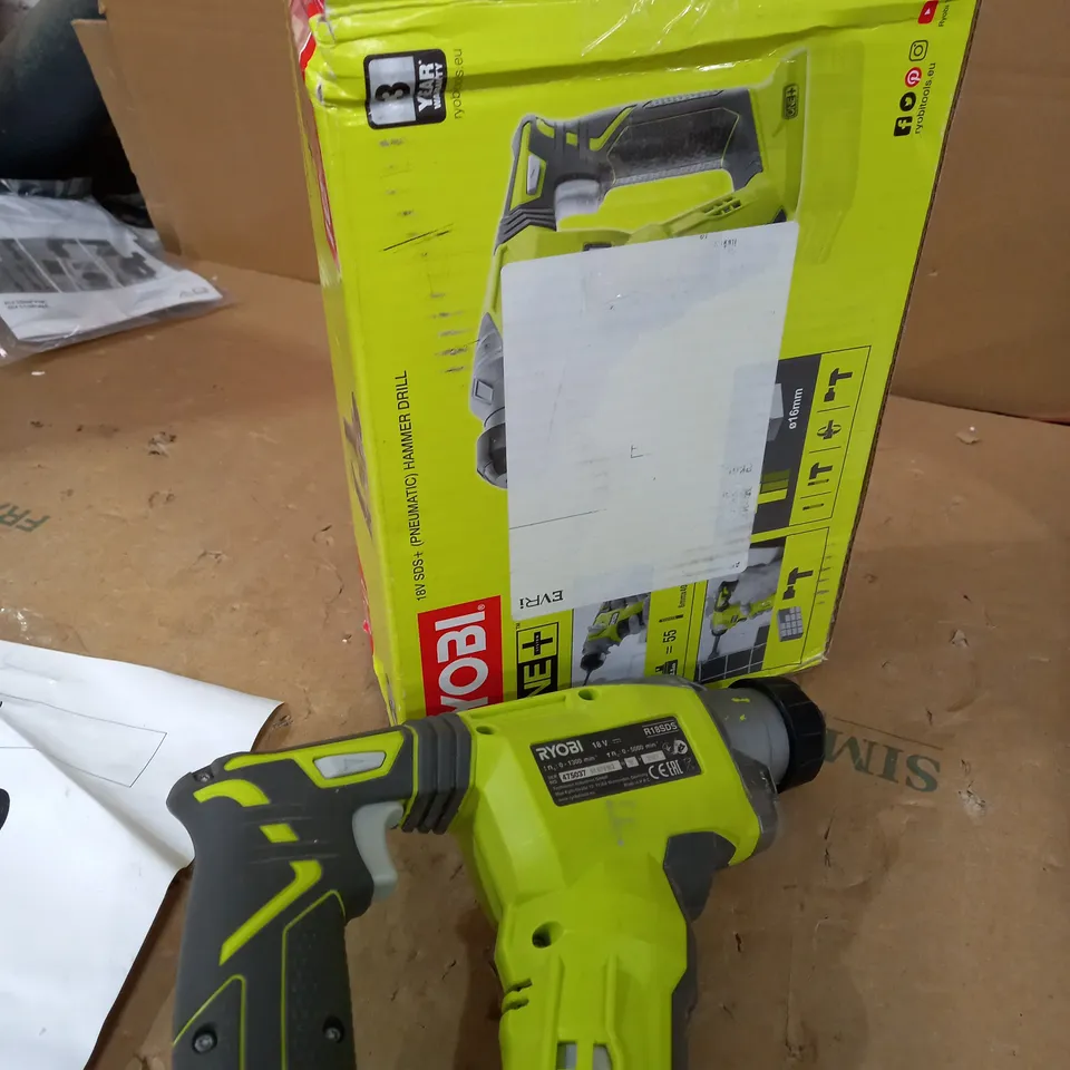 RYOBI 18V HAMMER DRILL