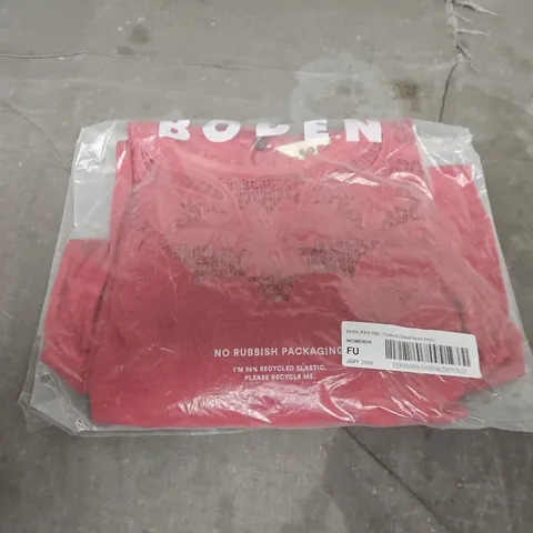 BAGGED BODEN CUTWORK DETAIL SHORT DRESS -SIZE 10R