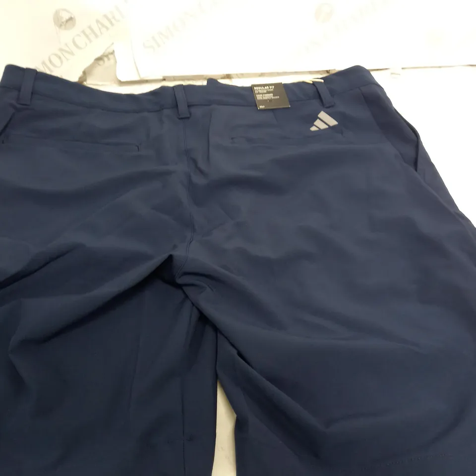 ADIDAS NAVY REGULAR FIT GOLF SHORTS 