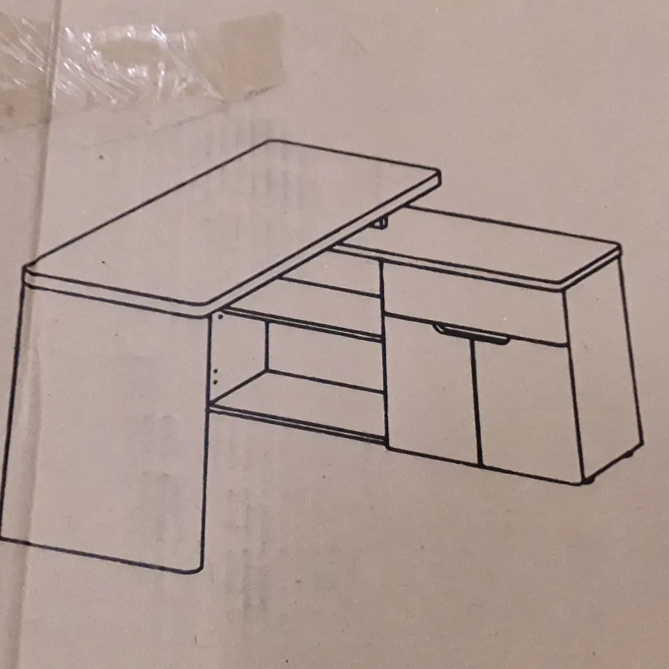 BOXED BELFIELD L-SHAPED DESK