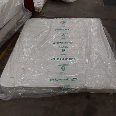QUALITY BAGGED BRAZOS OPEN COIL 6FT MATTRESS
