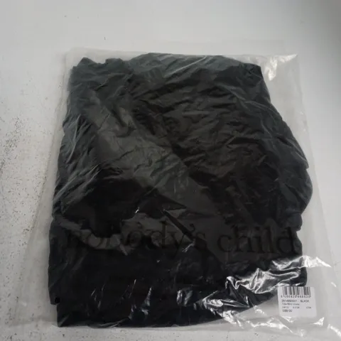 BAGGED NOBODYS CHILD TILLA MINI DRESS IN BLACK - UK 10