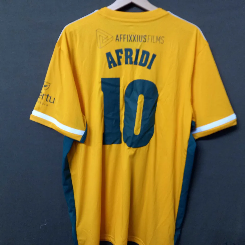 ADIDAS NOTTS OUTLAWS VITALITY BLAST T20 '10 AFRIDI' REPLICA SHIRT - 2XL