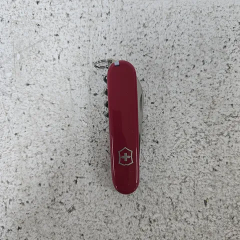 VICTORINOX SWISS ARMY KNIFE RED POCKET MULTI-TOOL WITH KEYRING