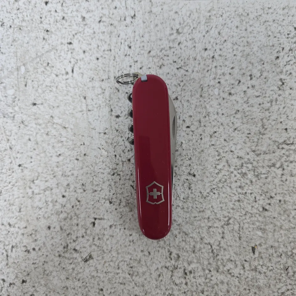 VICTORINOX SWISS ARMY KNIFE RED POCKET MULTI-TOOL WITH KEYRING