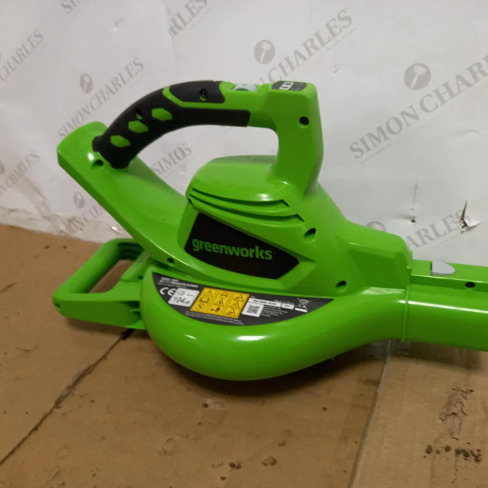 GREENWORKS LEAF BLOWER/VACUUM