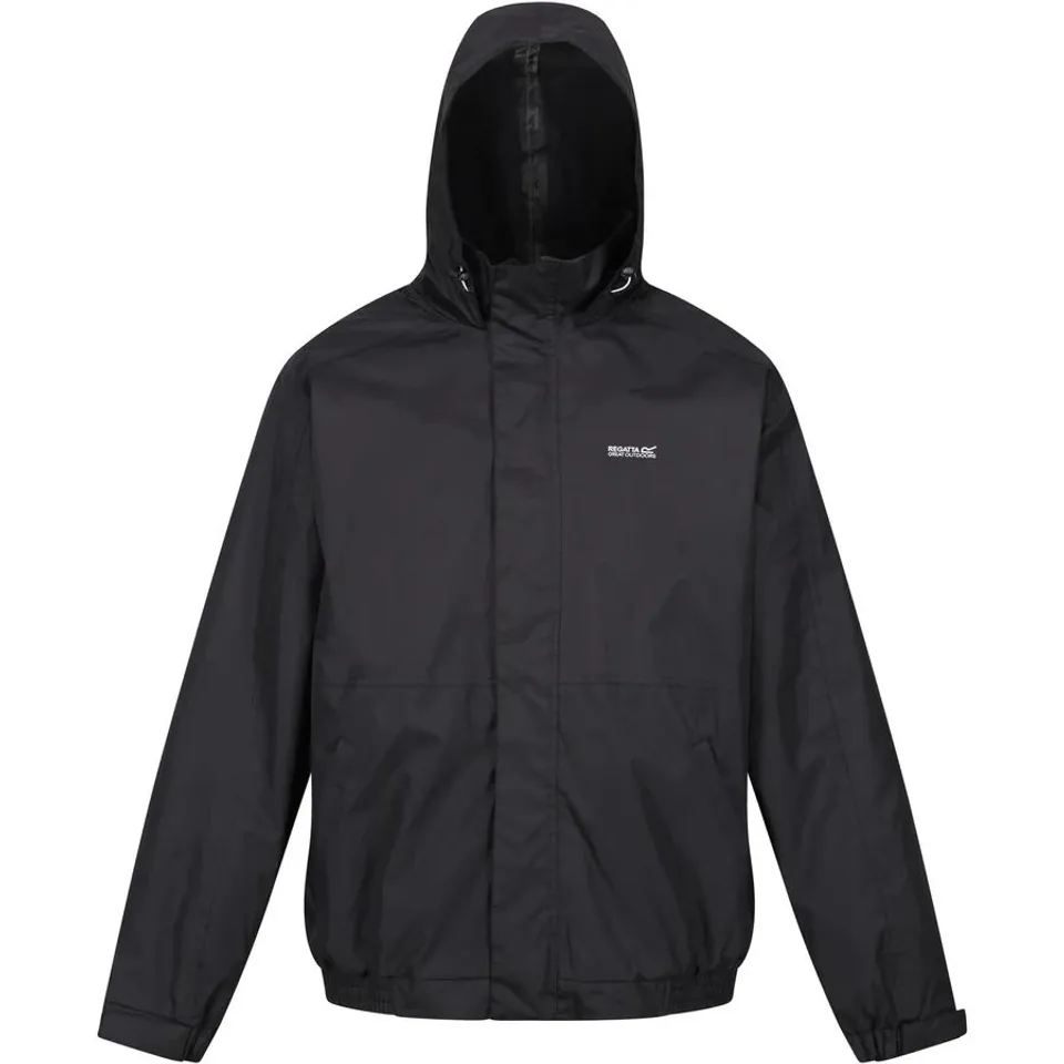 BRAND NEW REGATTA MENS NIVISTON HOODED WATERPROOF WALKING JACKET BLACK SMALL