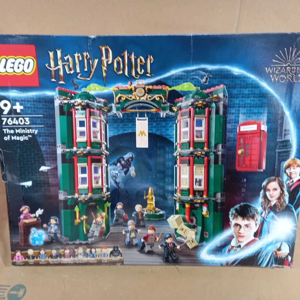 BOXED LEGO HARRY POTTER MINISTRY OF MAGIC (76403 SET) RRP £90