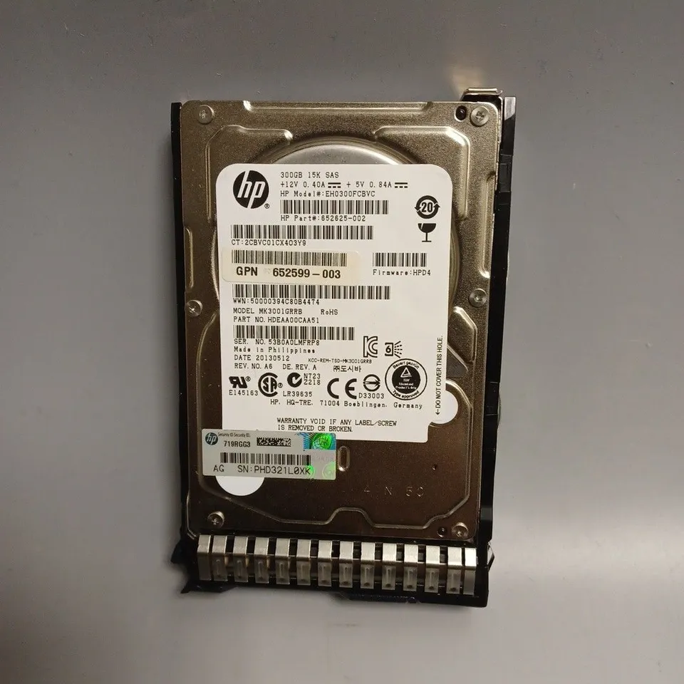 HP MK3001GRRB 300GB SAS HARD DRIVE