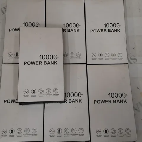 LOT OF 7 10000MAH POWER BANKS