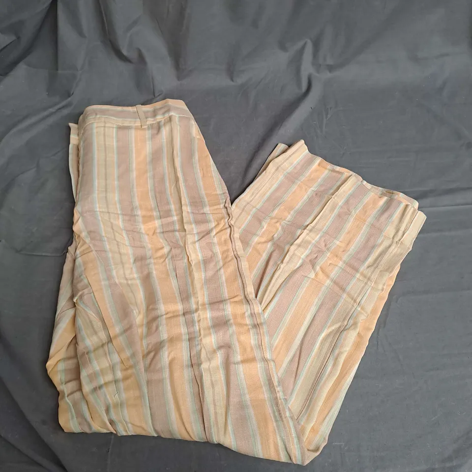 MNG TOP AND TROUSER SET IN PASTEL STRIPE SIZE M