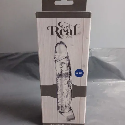 GET REAL 19CM PENIS ENLARGMENT SLEEVE