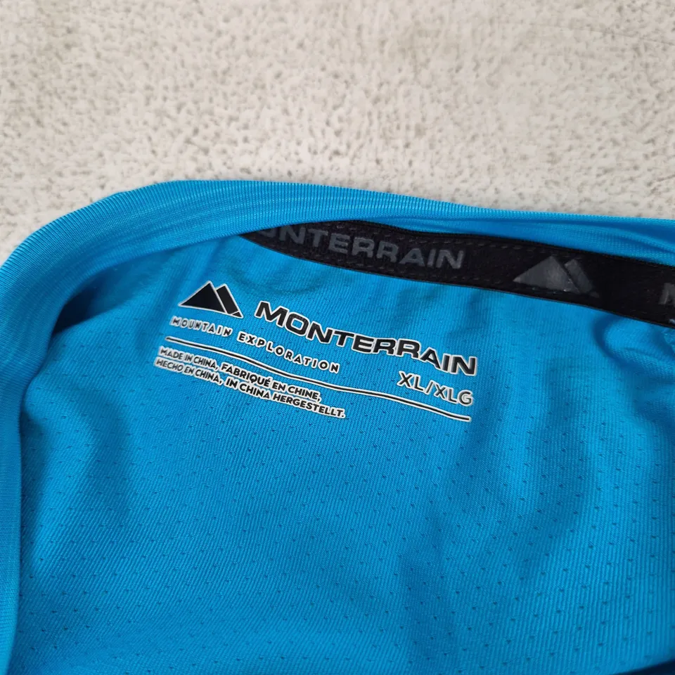 MONTERRAIN MOUNTAIN EXPLORATION T‑SHIRT – BLUE, UK XL