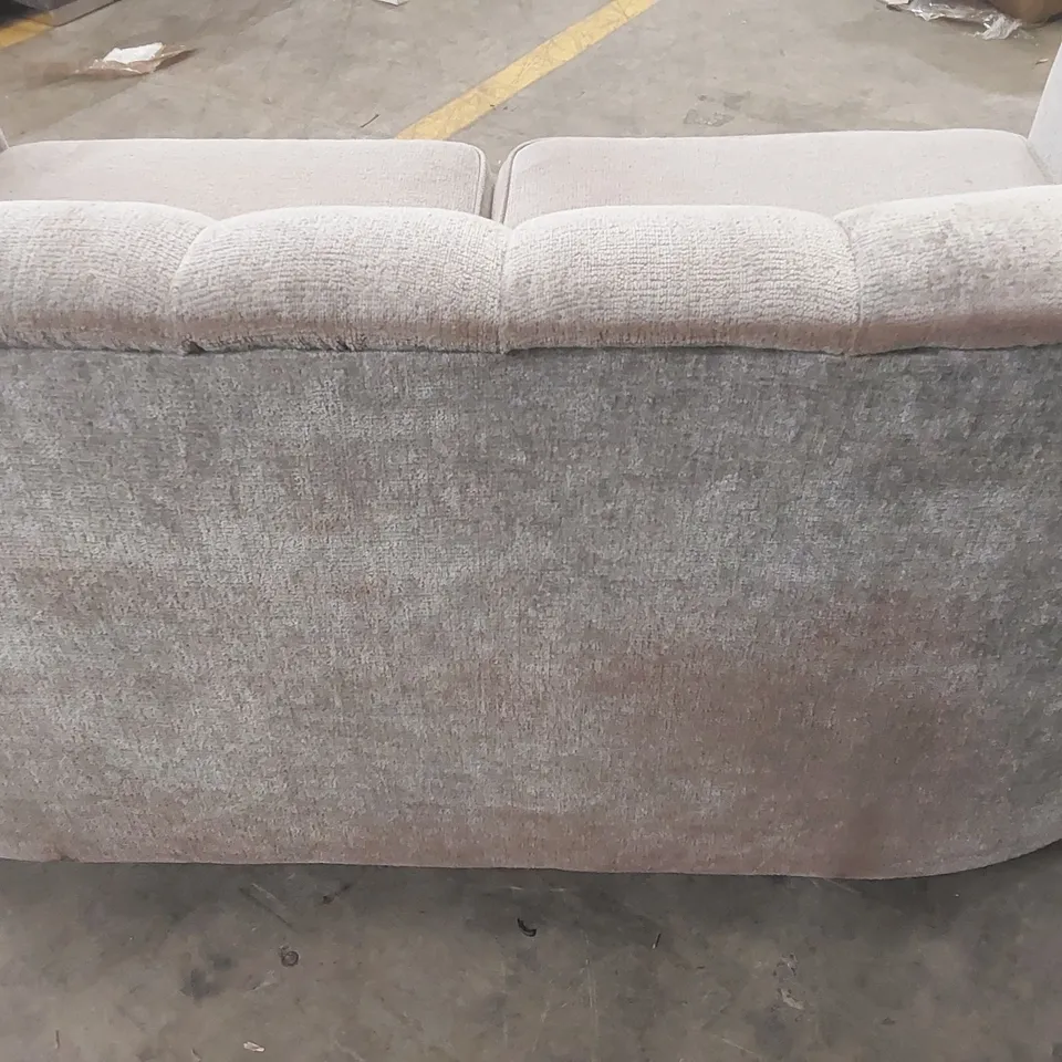 QUALITY DESIGNER GUILD FABRIC UPHOLSTERED 3 SEATER SOFA