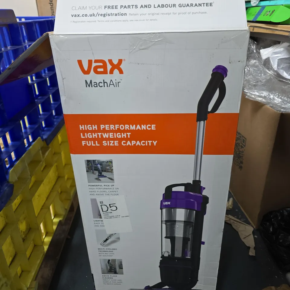 BOXED VAX MACH AIR UPRIGHT VACUUM CLEANER RRP £89