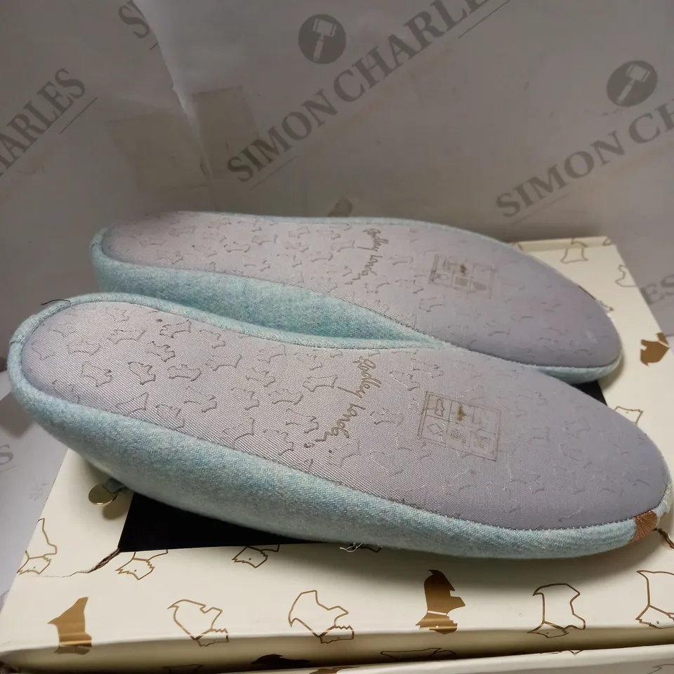 RADLEY PALE BLUE HOUSE SHOE/SLIPPERS - SIZE 7