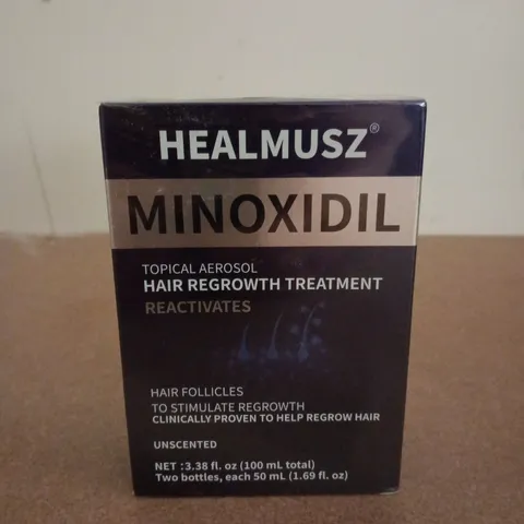 BOXED AND SEALED HEALMUSZ MINOXIDIL HAIR REGROWTH TREATMENT (100ML)