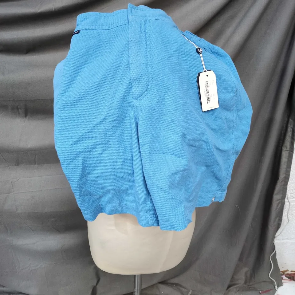 MR MARVIS BOULEVARDS THE PIQUES SHORTS– 34W , BOULEVARDS BLUE