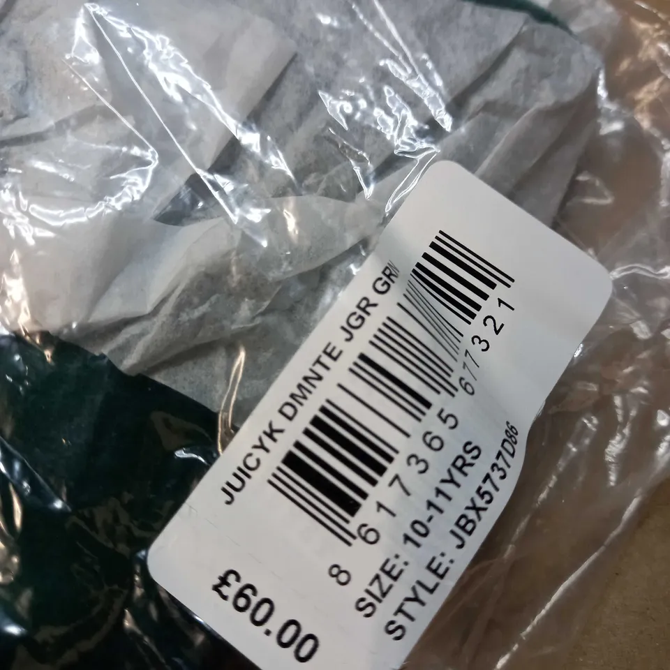PACKAGED JUICY COUTURE EMERALD JOGGERS - AGE 10/11YRS