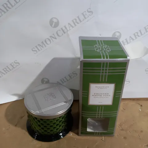 HOMEWORX BY HARRY SLATKIN & CO. 3 WICK CANDLE & REED DIFFUSER SET