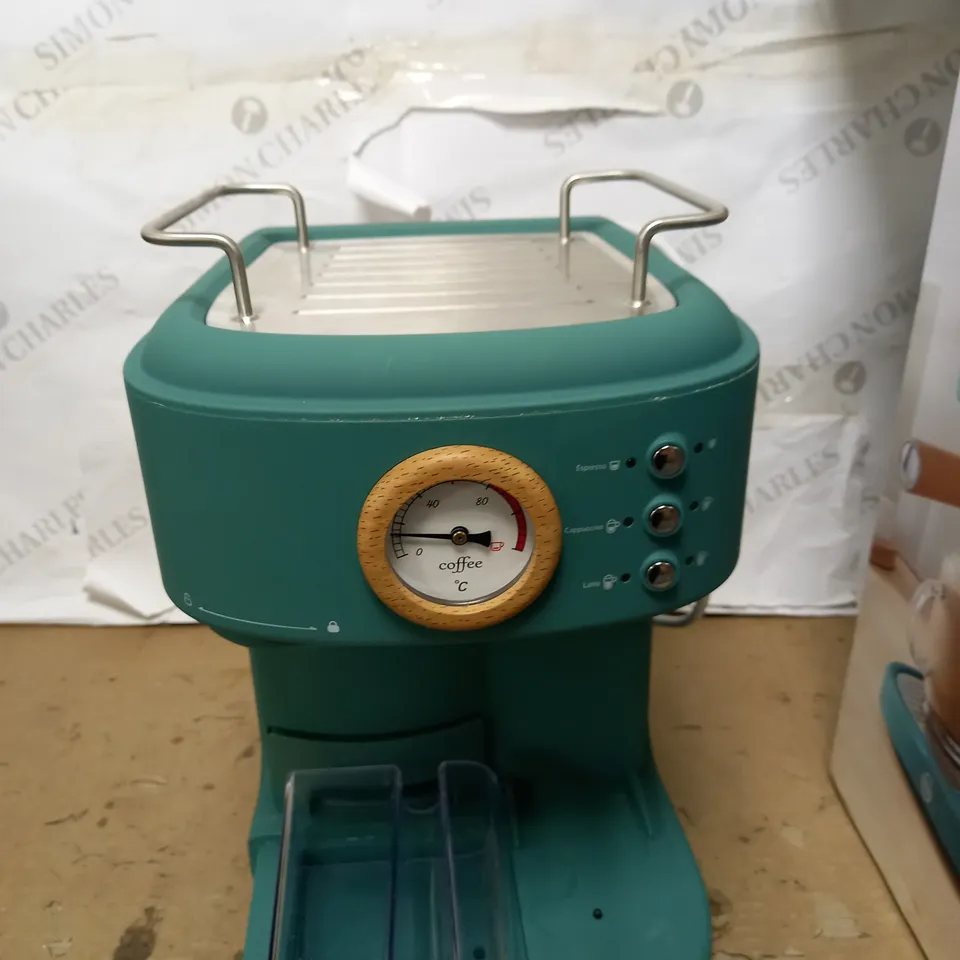 SWAN NORDIC ONE TOUCH ESPRESSO MACHINE - PINE GREEN