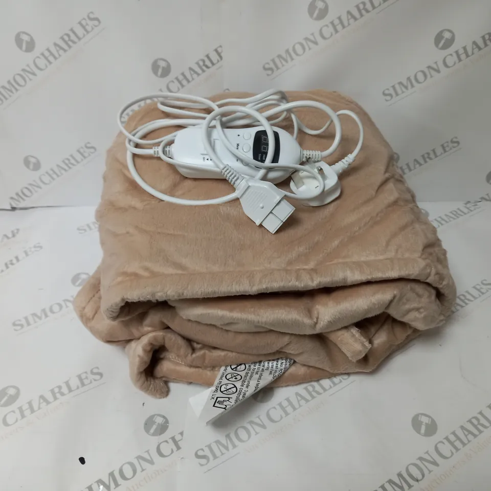 BOXED SUPER POLAR FLEECE 160 X 120CM ELECTRIC BLANKET
